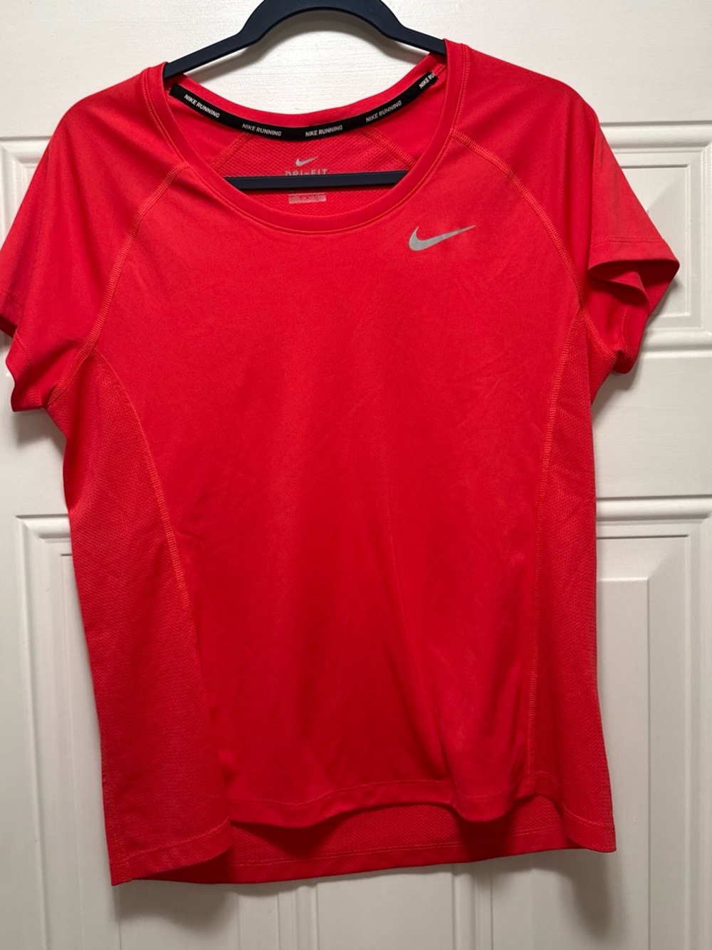 Nike Women's Bright Red Short Sleeve Dri-FIT Tee